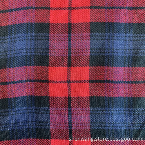 Twill Style Yarn Dyed 100% Rayon Blouses Fabric